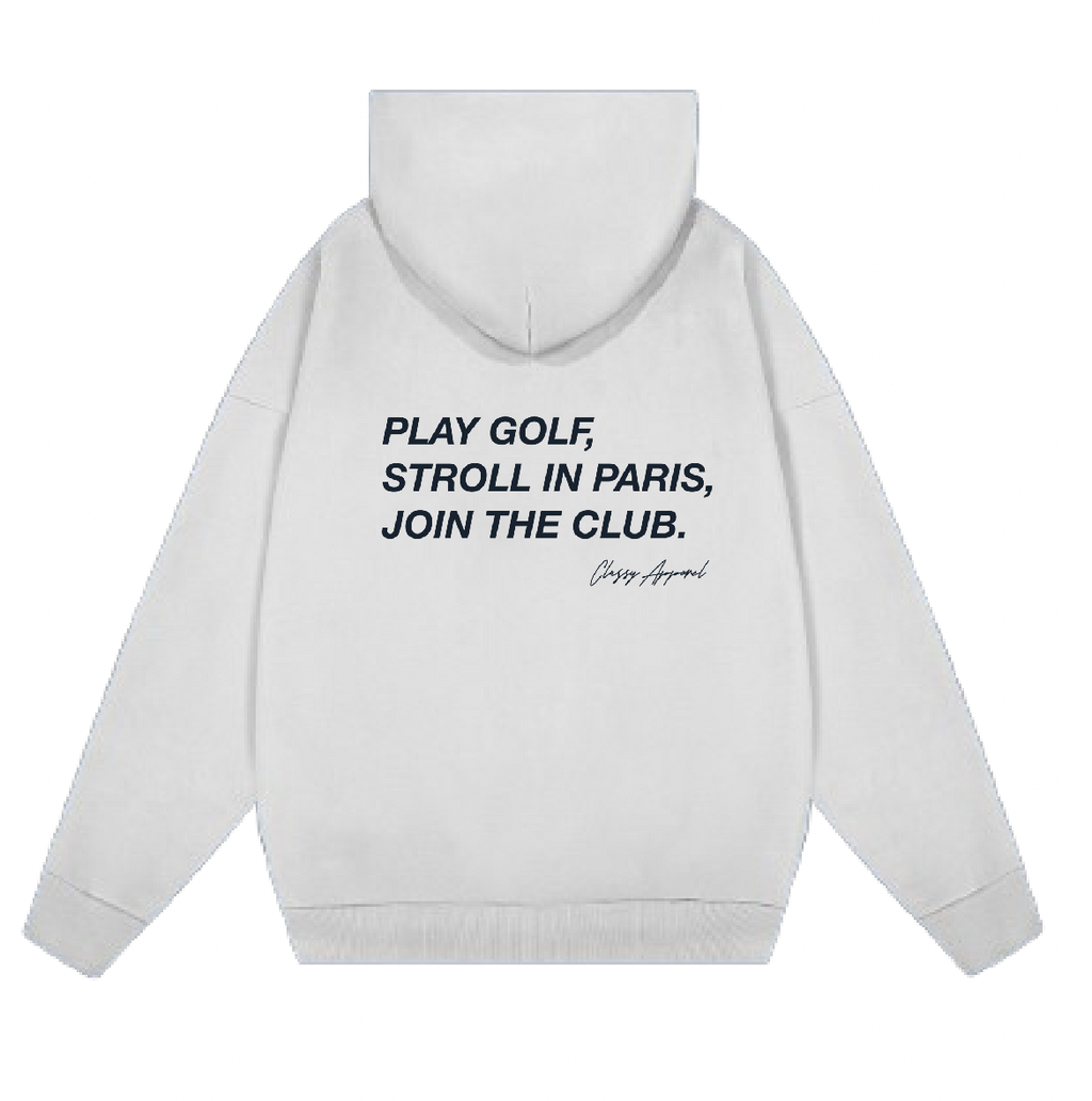 GOLF HOODIE GREY