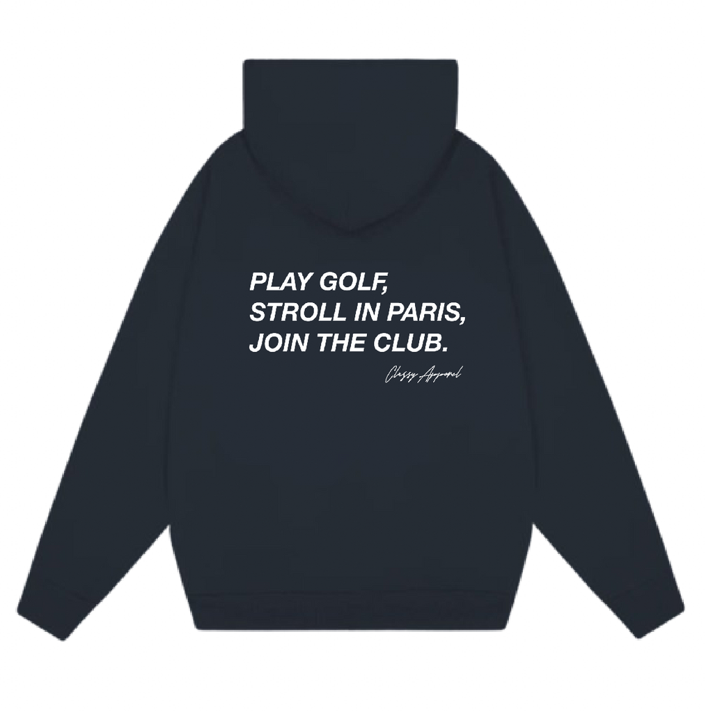 GOLF HOODIE NAVY
