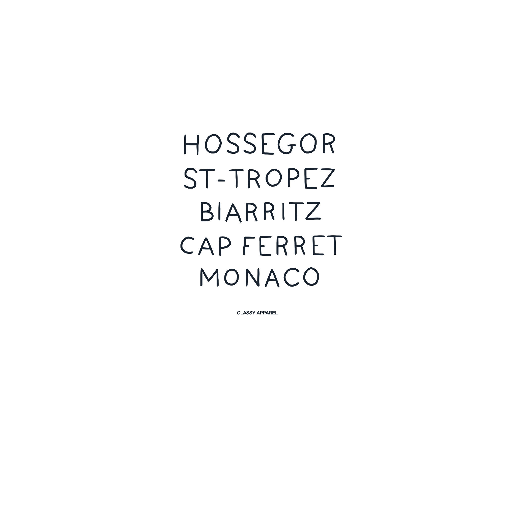 T-SHIRT FRENCH COAST BLANC