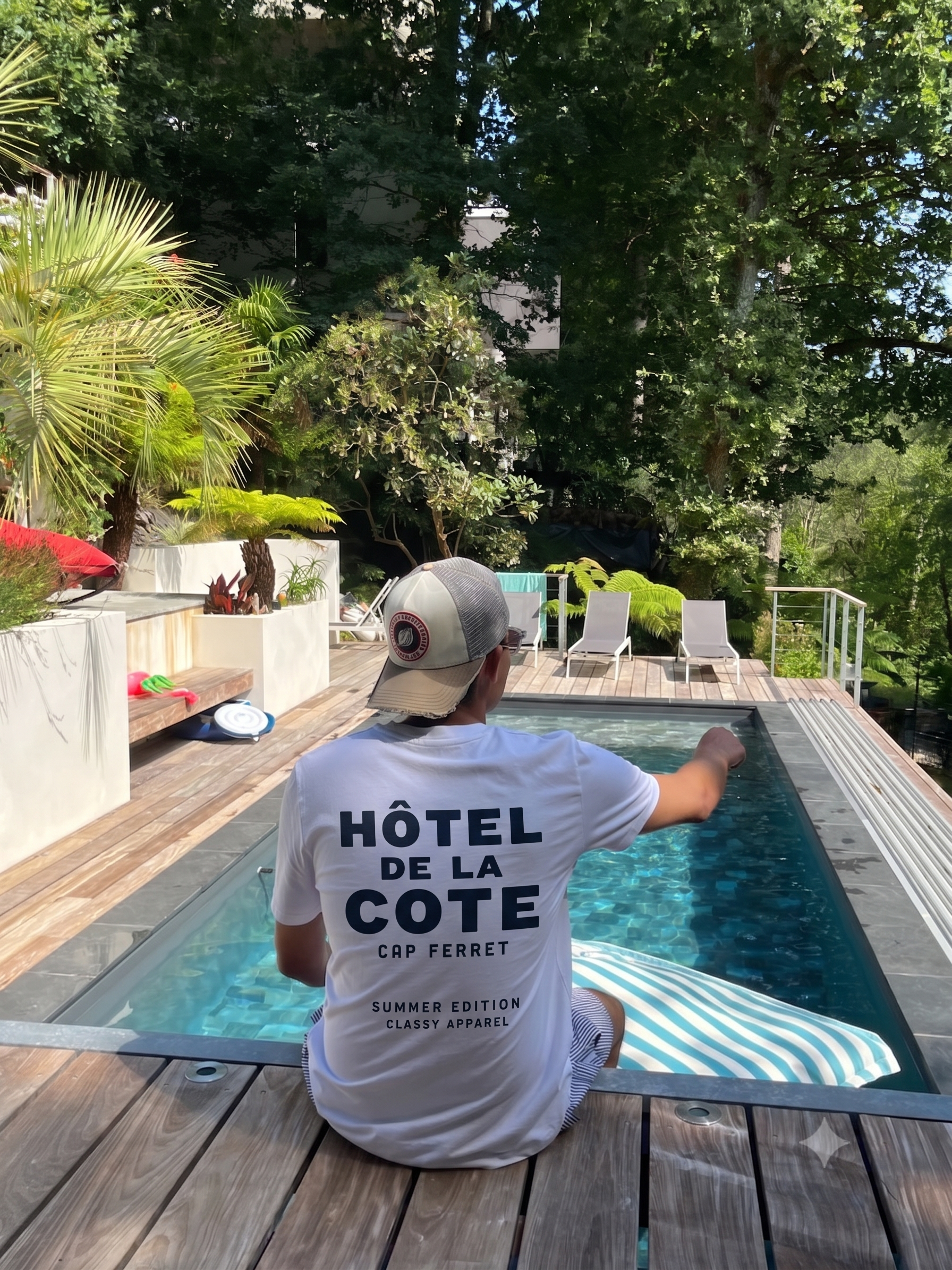 T-SHIRT HOTEL DE LA COTE BLANC
