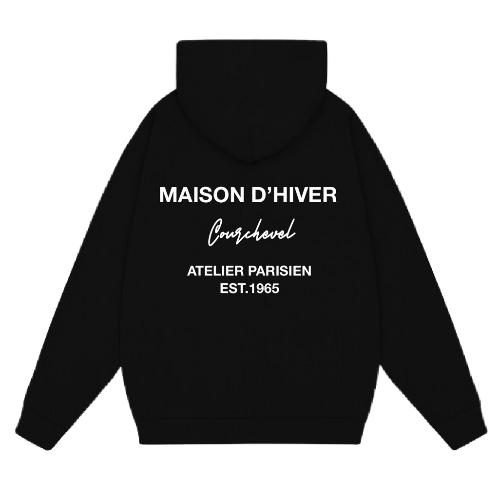 COURCHEVEL HOODIE BLACK