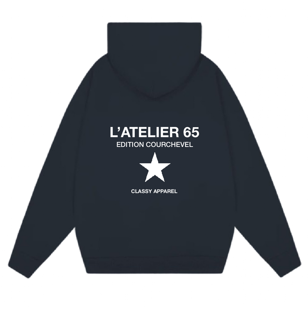 ATELIER 65 HOODIE BLACK