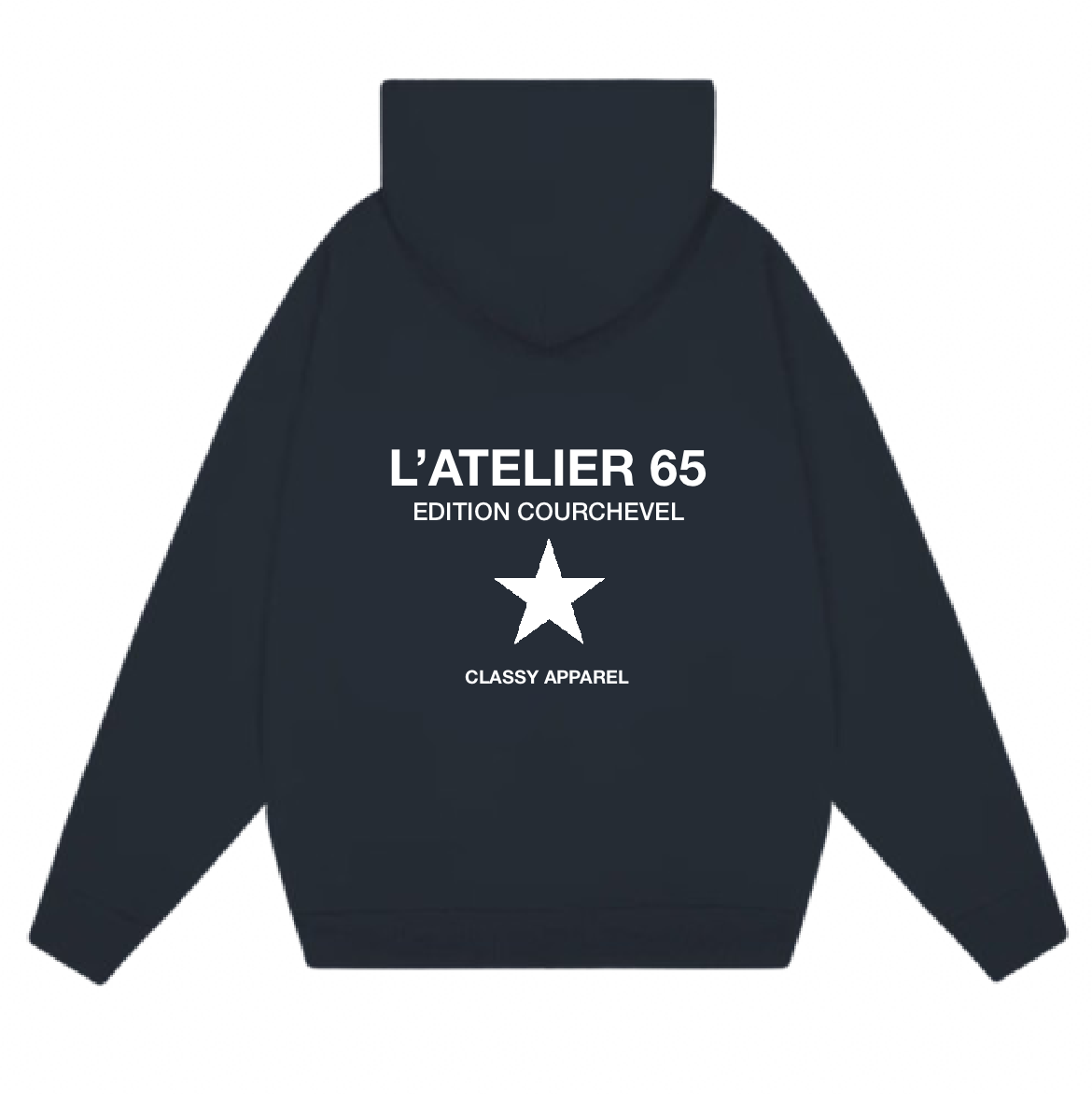 ATELIER 65 HOODIE BLACK