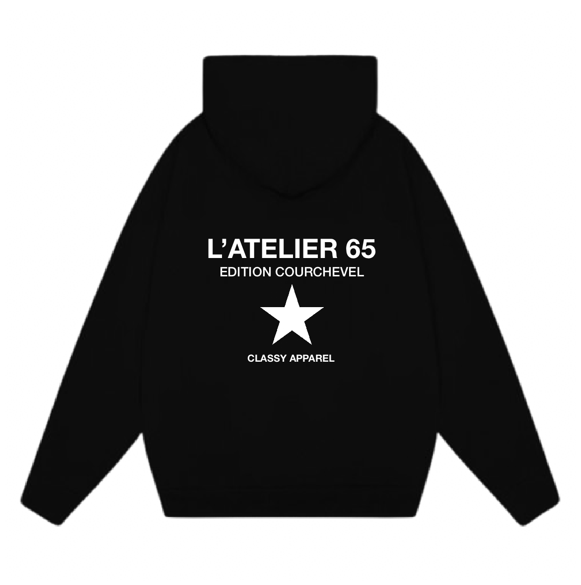ATELIER 65 HOODIE BLACK