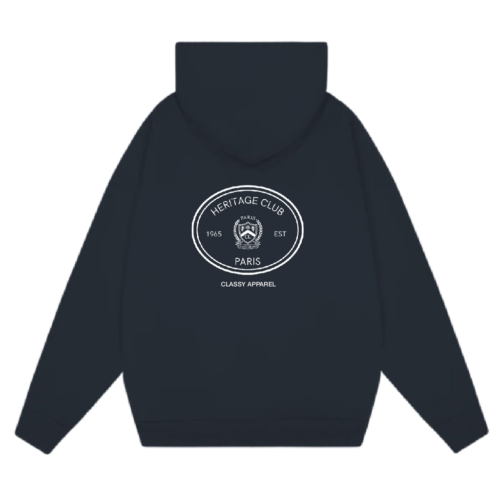 HERITAGE HOODIE NAVY